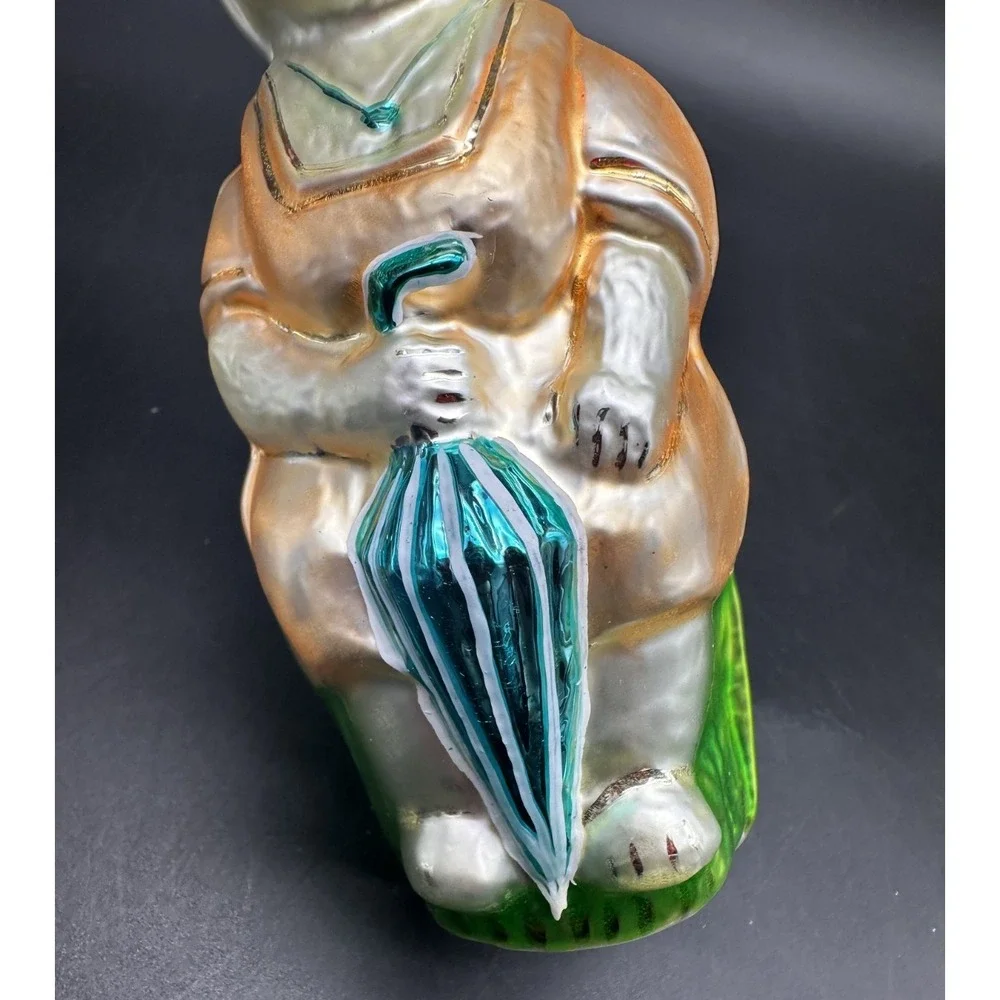 1994 Christopher Radko AUNT‎ KITTY Ornament 94-183-0  CAT WITH UMBRELLA 6